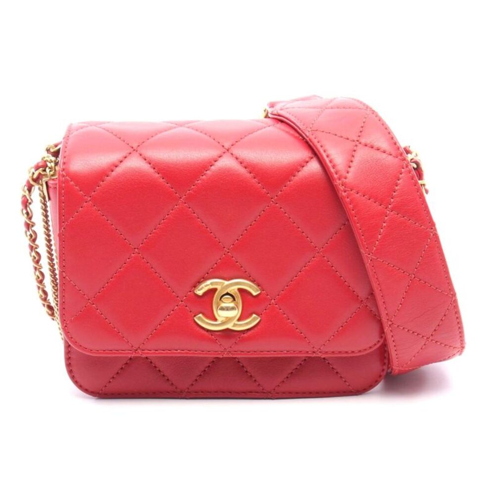 Chanel Lambskin Matelasse Mini Shoulder Bag